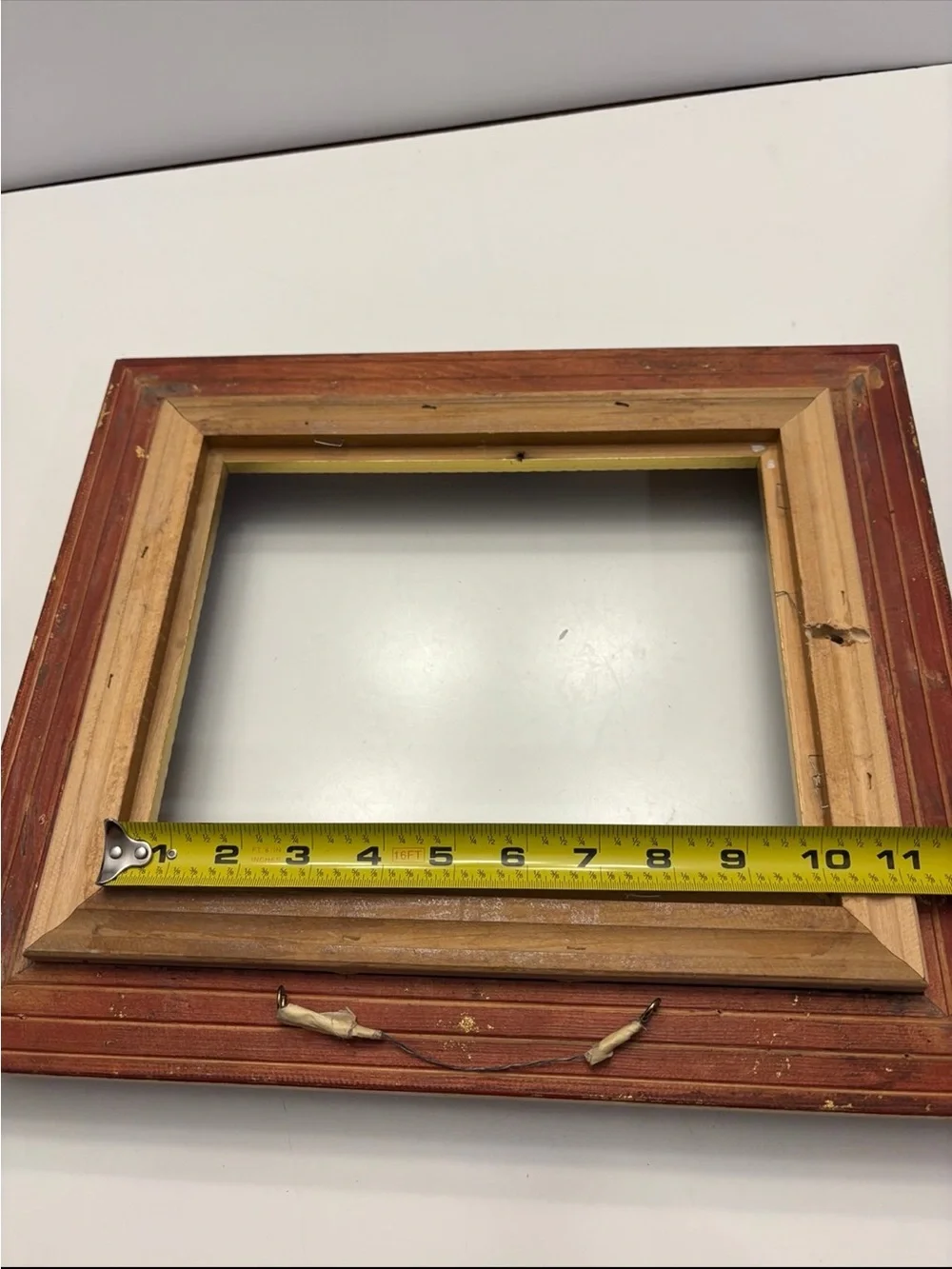 Vintage wooden gold tone picture *glass in included just not shown in the photos